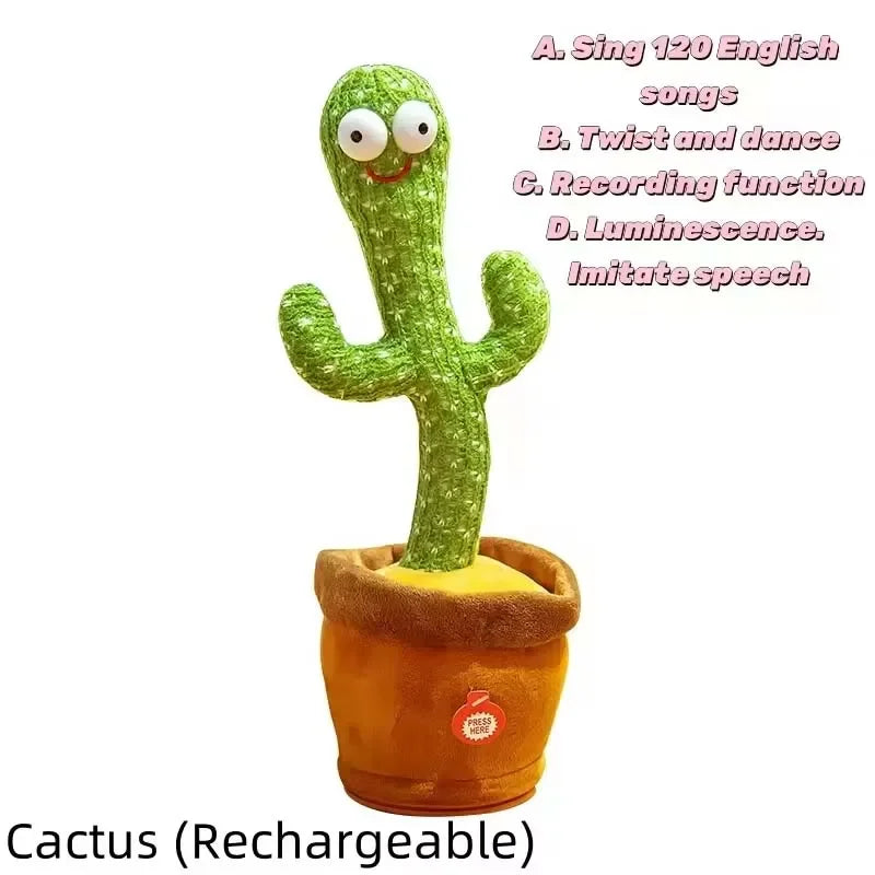 LISMCN Dancing Talking Cactus Toy For Kids Singing Fun
