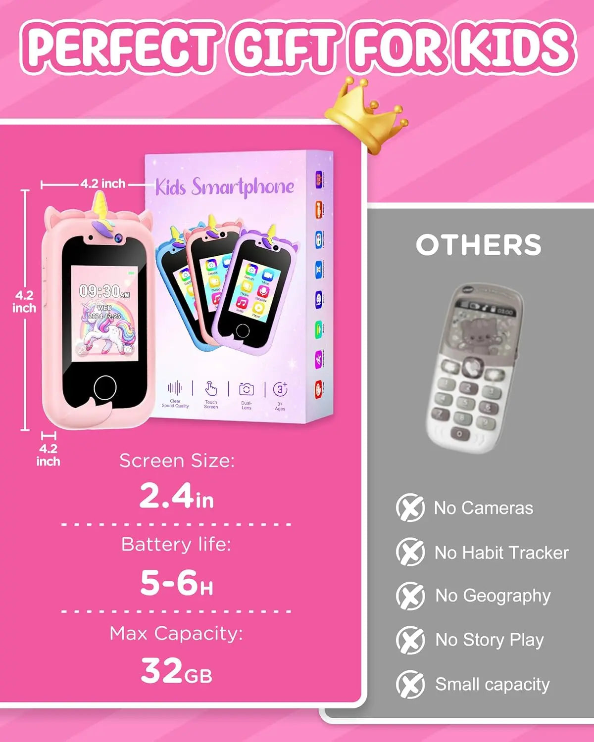 Guangdong Kids Smart Phone Toy for Girls Learning Play