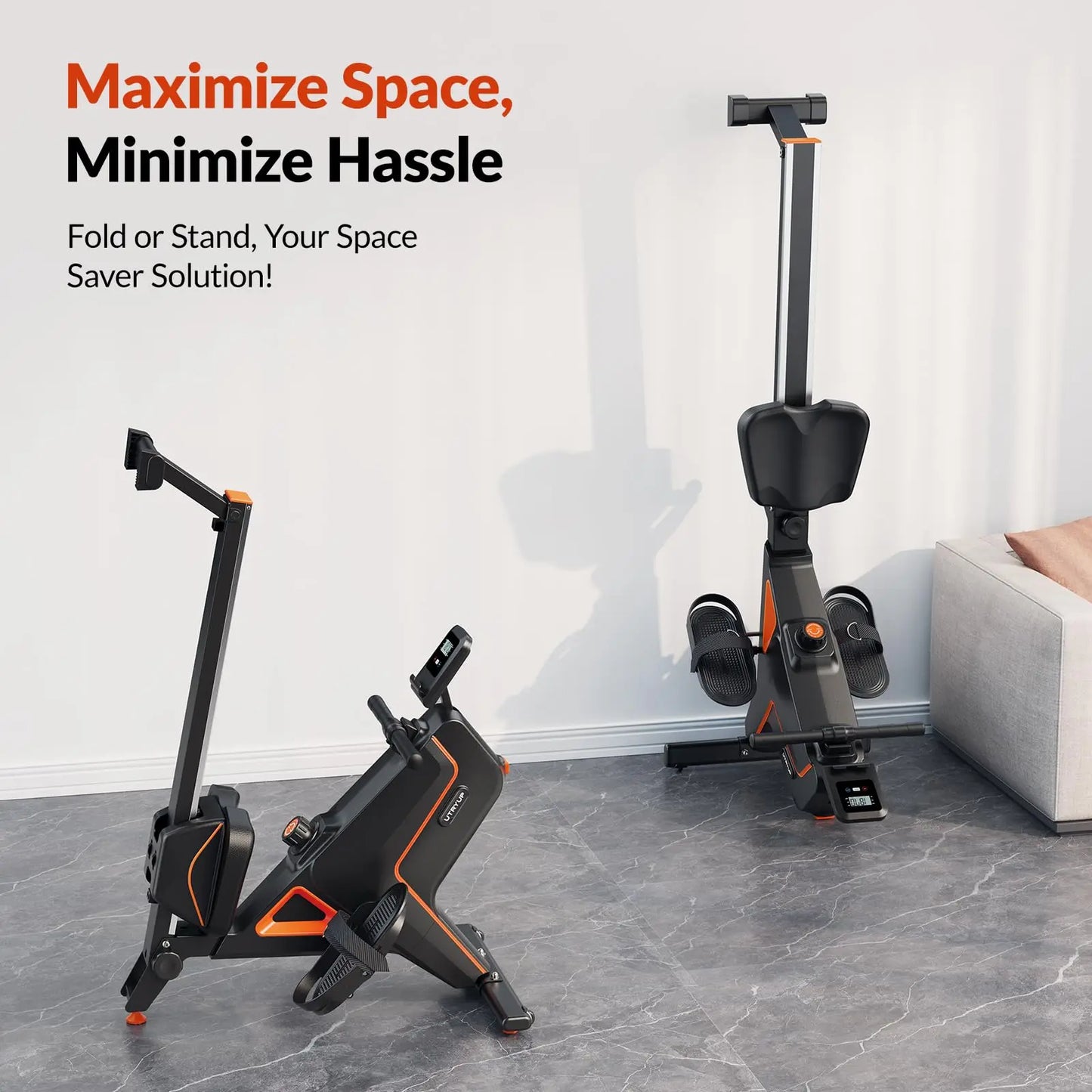 UTRYUP Magnetic Rowing Machine R05 R10 Water Rower Home