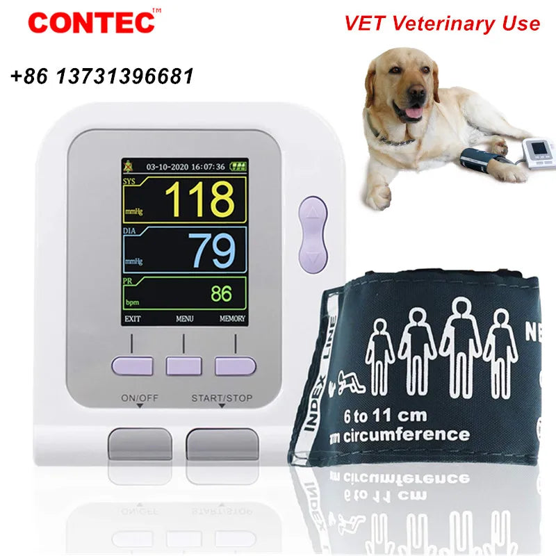 Contec Vet Sphygmomanometer Blood Pressure Monitor Cuffs