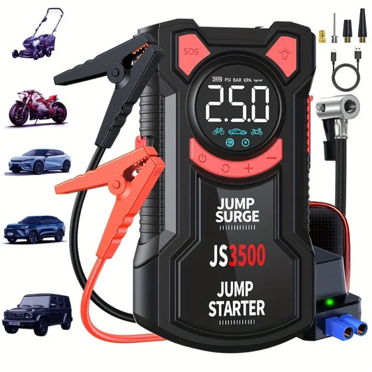 BuVaye 5 In 1 Multifunctional Air Pump Jump Starter