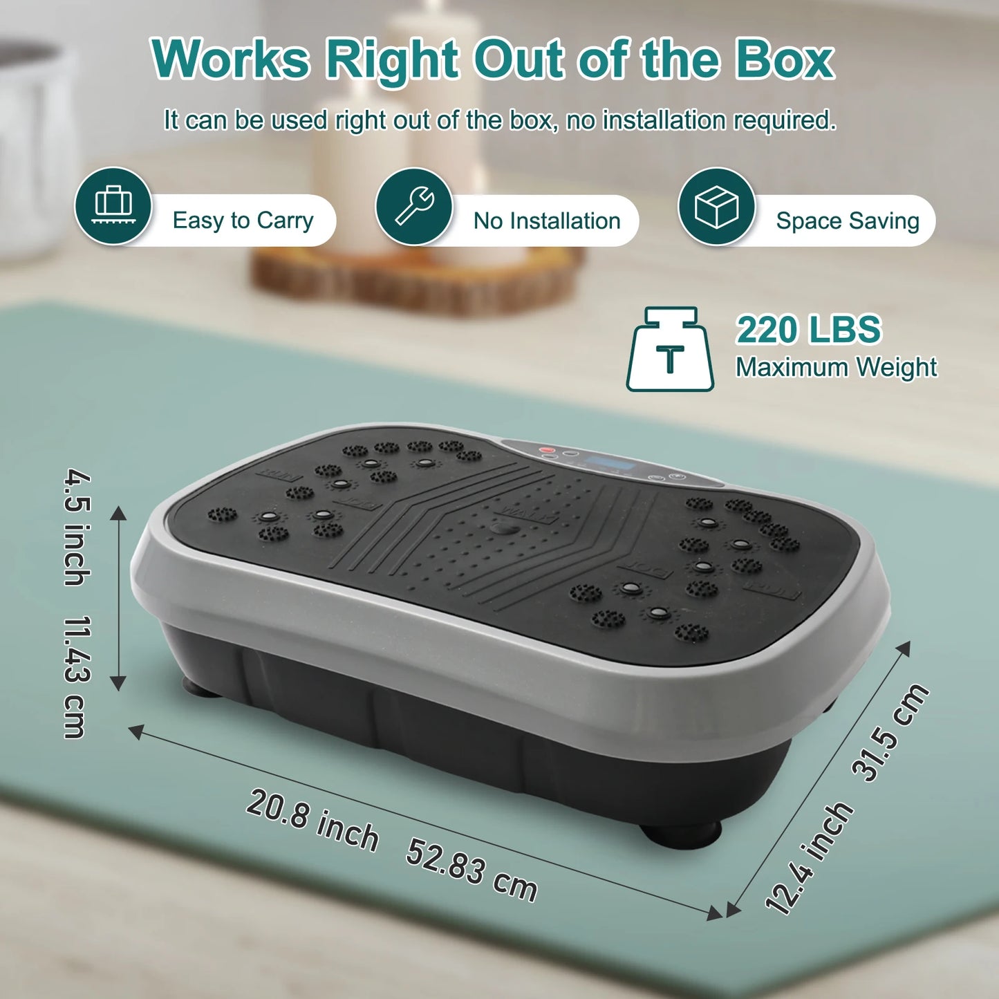 Vibration Plate Exercise Machine For Fat Burning And Toning