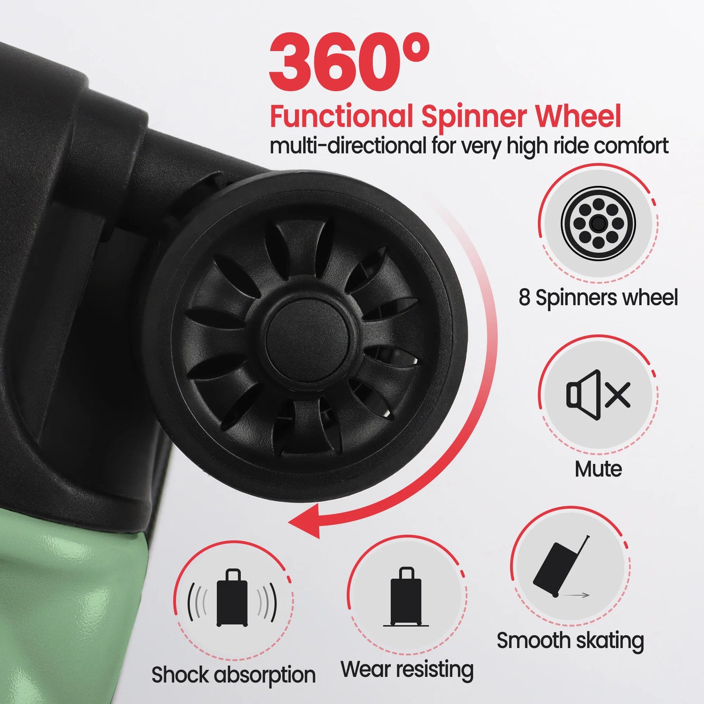 New York XPress PP Hard Shell Expandable Carry On Luggage