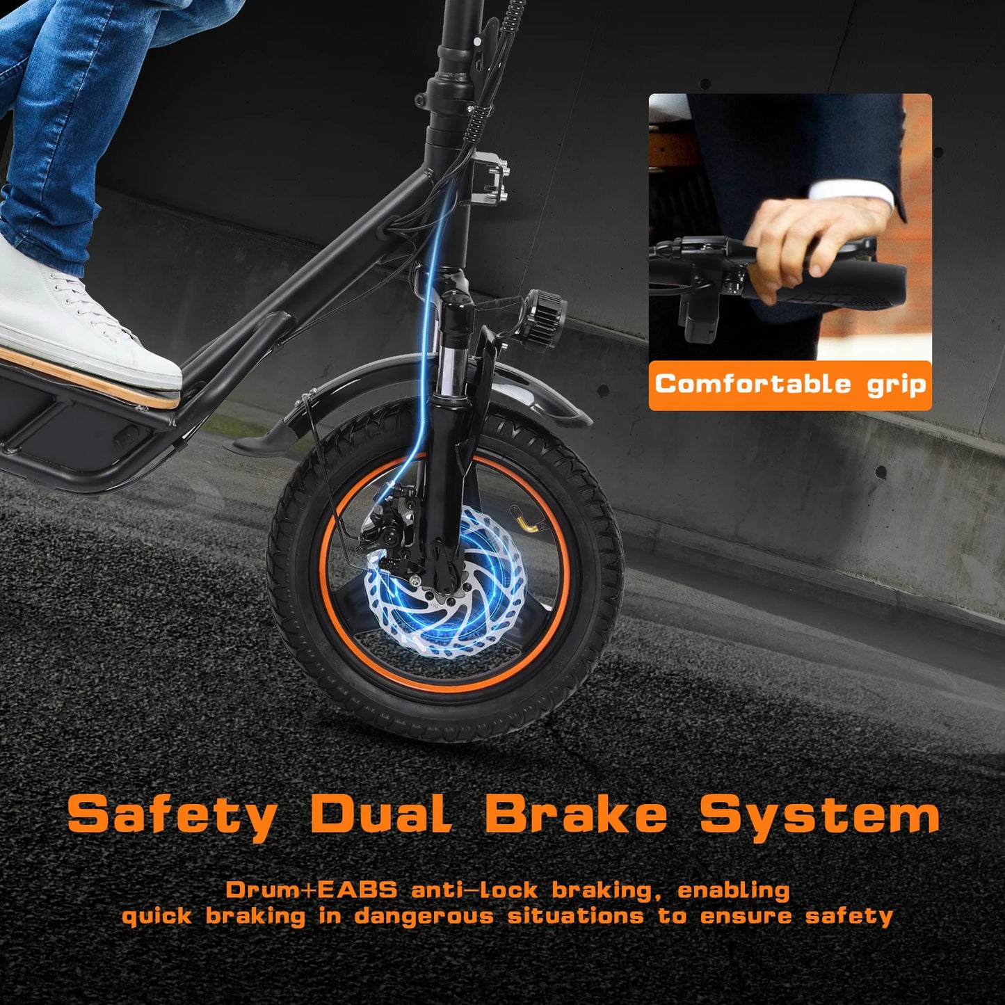 Freeboy Electric Scooter 750W 48V 50km Range For Adults