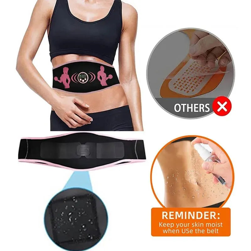 EMS Abdominal Stimulation Belt for Core Training at Home