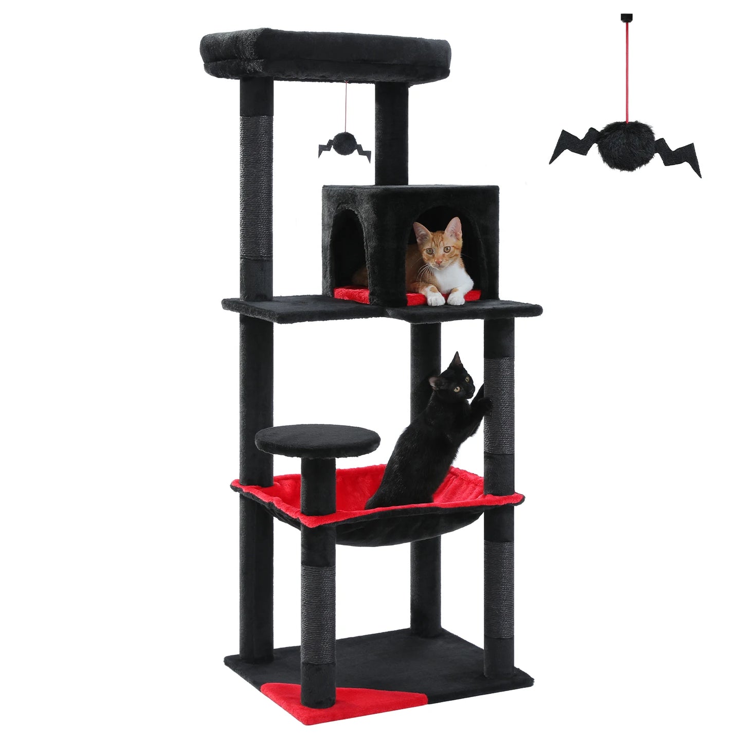 Pawz Road 4-Level Cat Tree With Sisal Scratching Posts