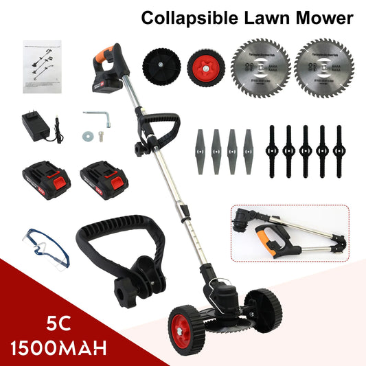 Feature Cordless Electric Weed Wacker Foldable Trimmer