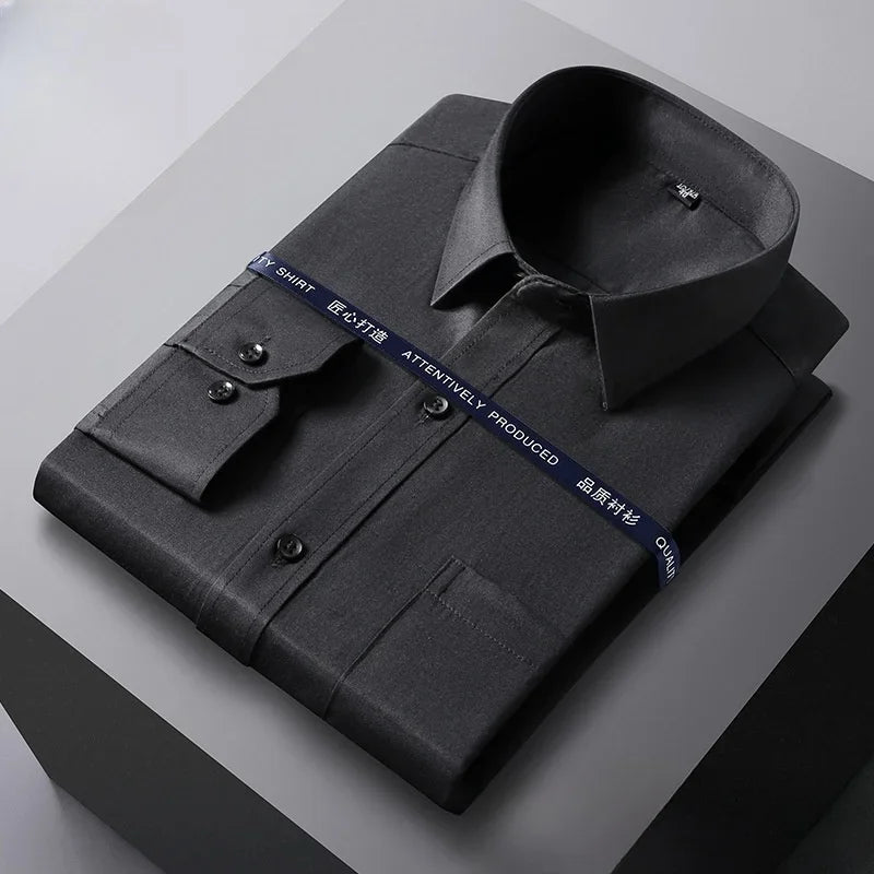 Men's Formal Anti-Wrinkle Long Sleeve Shirt