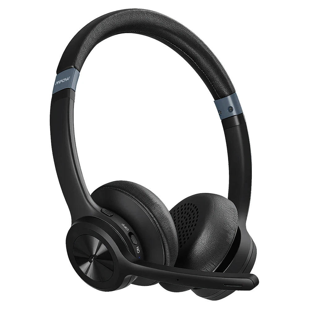 MPOW HC9 Bluetooth 5.3 Headset For Call Center Office