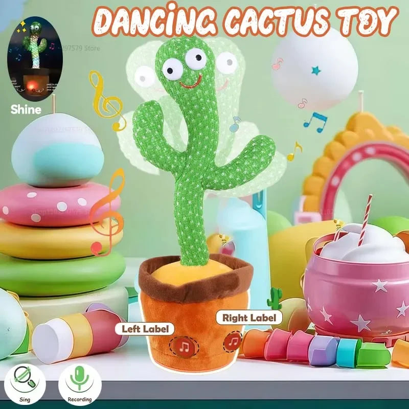 LISMCN Dancing Talking Cactus Toy For Kids Singing Fun