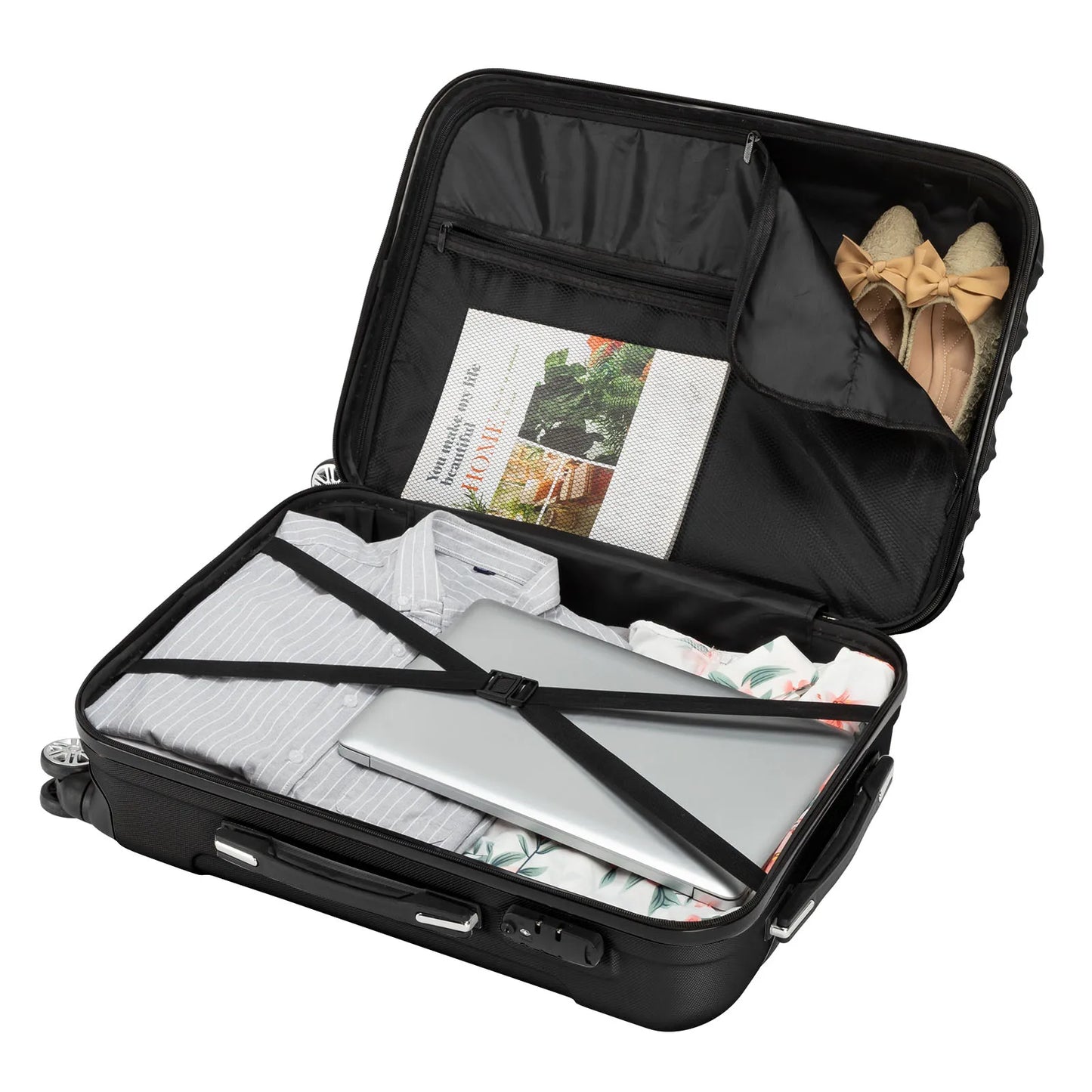 Hign Concerned 4 Piece Luggage Sets ABS Durable Suitcases