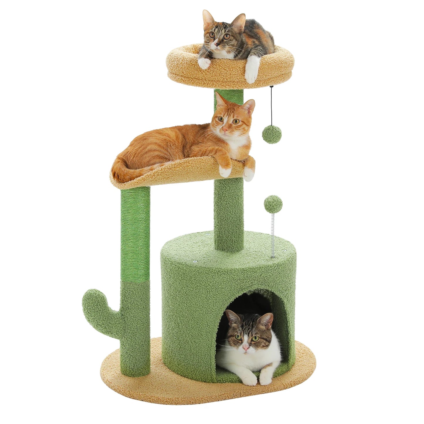 PAWZ Road Flower Cat Tree With Natural Sisal Scratching Post