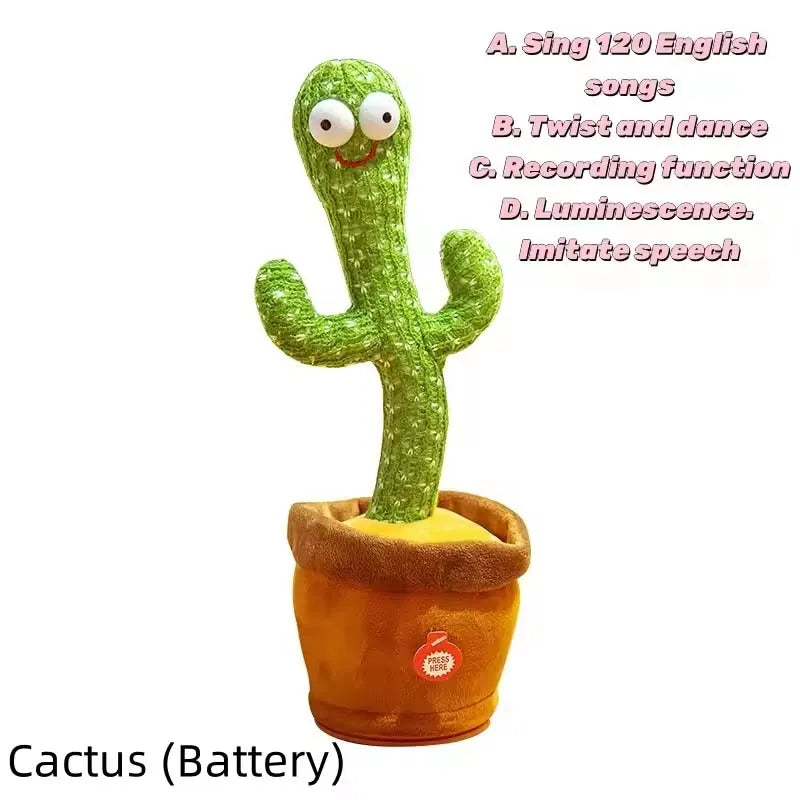 LISMCN Dancing Talking Cactus Toy For Kids Singing Fun