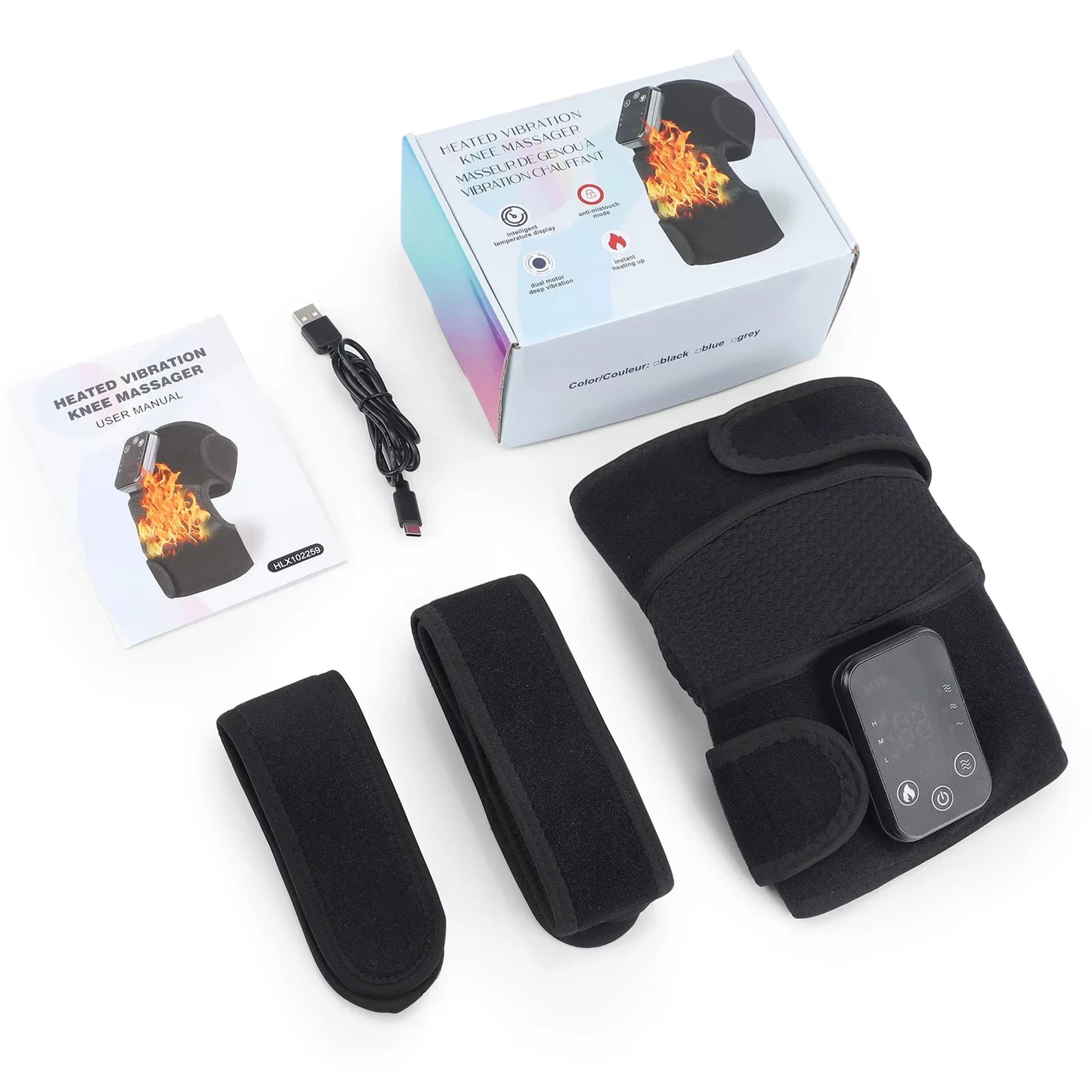 Moajaza 3 In 1 Shoulder Knee Elbow Heated Massager Pro