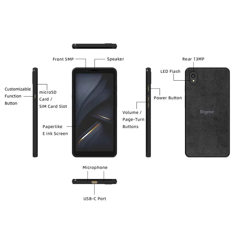 Bigme Hibreak Ebook Reader With E Ink Display Android