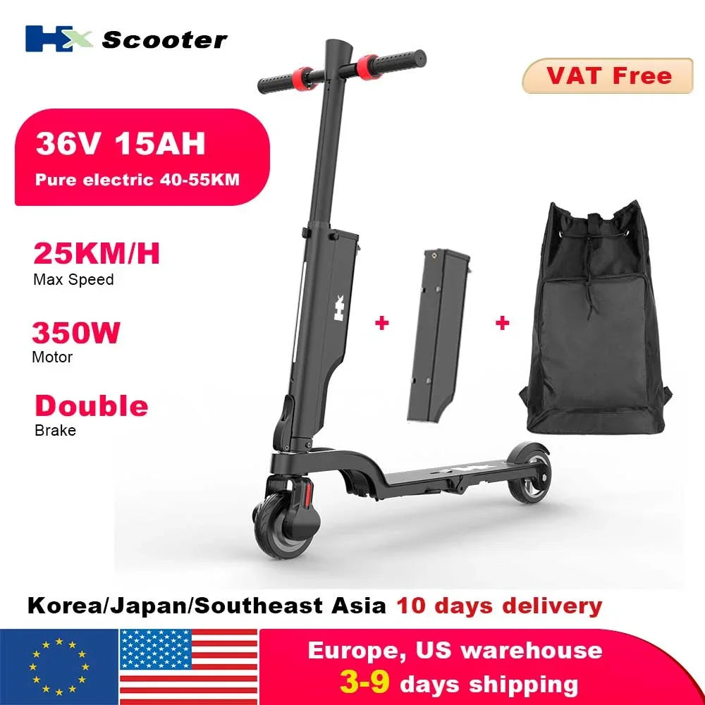 HX X6 Foldable Electric Scooter 350W 25KMH For Adults