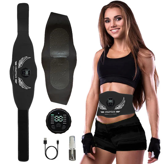 Eelhoe Abdominal Toning Belt EMS Stimulator 10 Modes Home