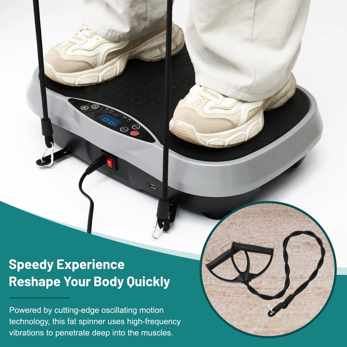 Vibration Plate Exercise Machine For Fat Burning And Toning
