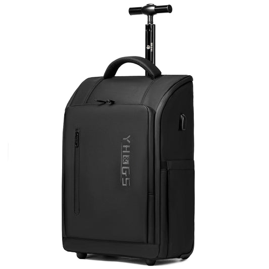 Rucyen Rolling Backpack 15.6 Laptop Water Resistant Luggage