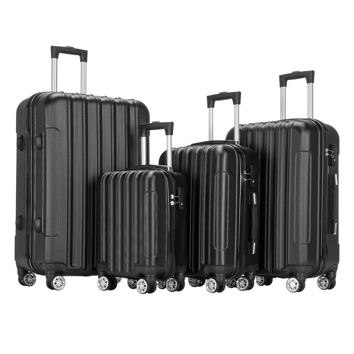 Hign Concerned 4 Piece Luggage Sets ABS Durable Suitcases