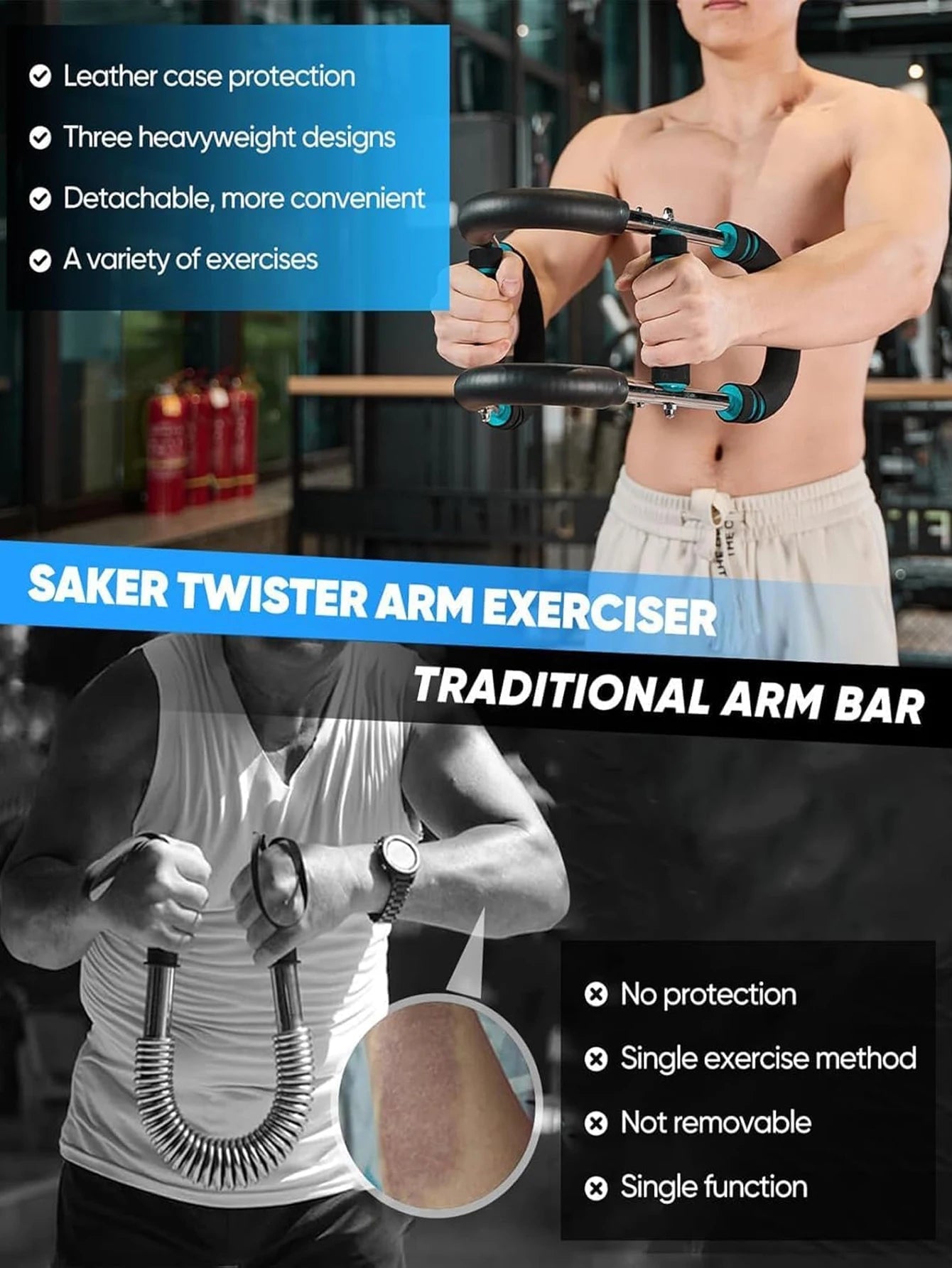 Ultimate Arm Trainer Chest Expander Arm Exerciser Fitness