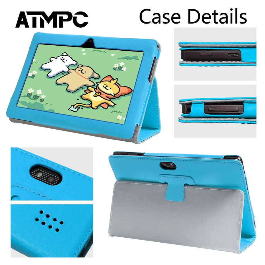 ATMPC Quad Core Tablet 3GB RAM 32GB ROM Magnetic Case