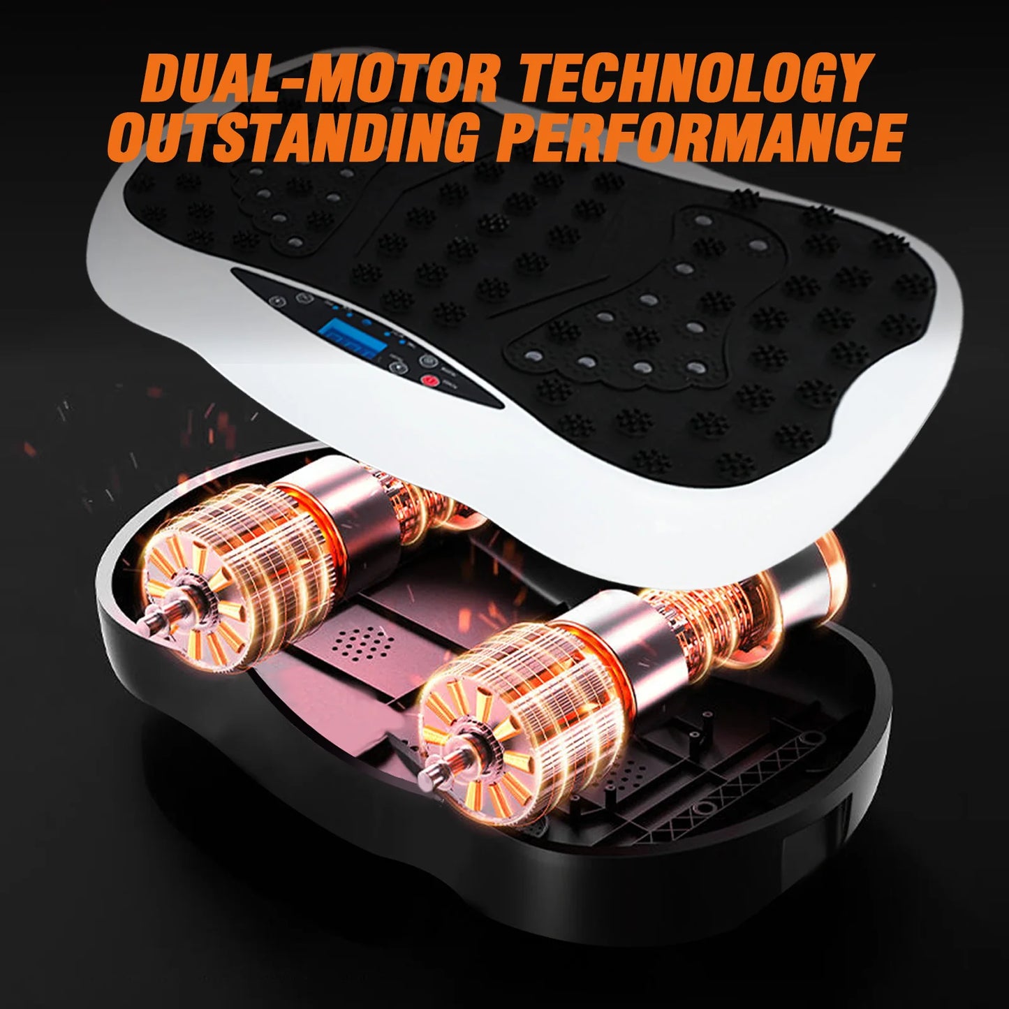 Vibration Plate Machine With Resistance Bands Remote