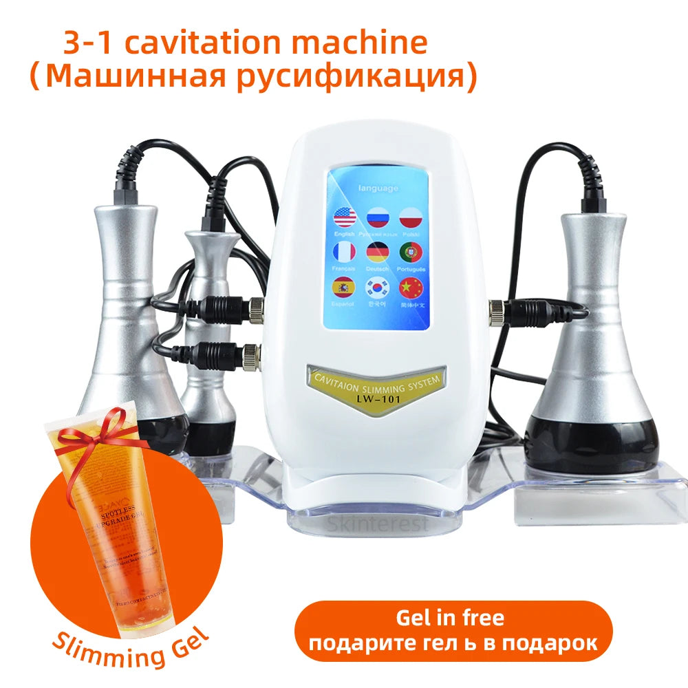 MISSHEARTH Three In One Beauty Massager Cavitation Machine