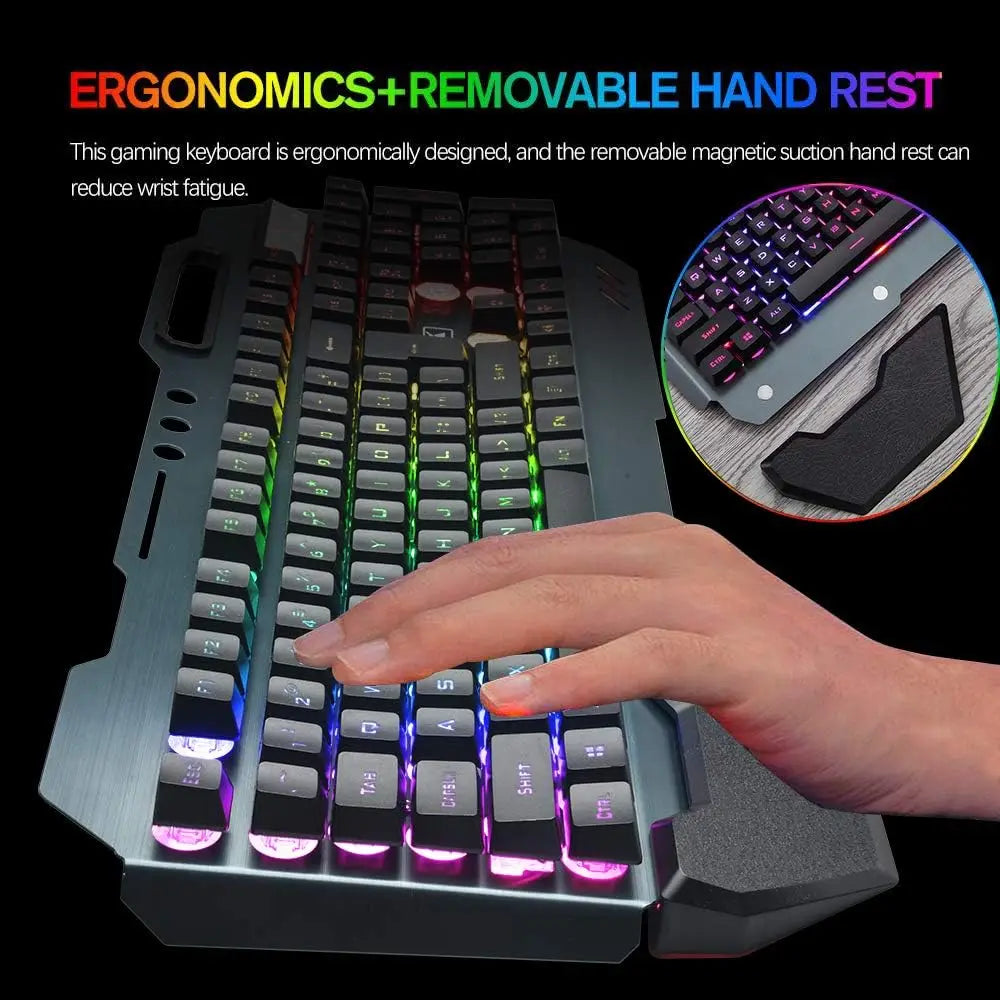 Mambasnake K680 Wireless Keyboard and Mouse Gaming Combo