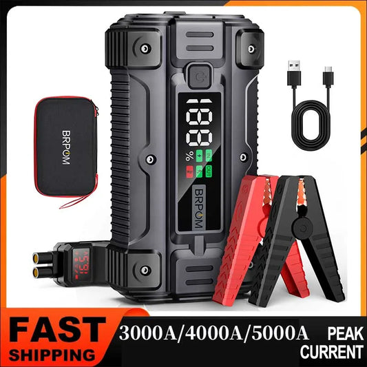 Biuble Car Jump Starter 5000A 4000A 12V Booster Power Bank