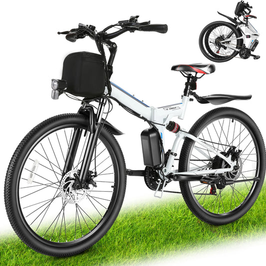 Vivi M026TGB 26 Inch Folding Electric Bike With 500W Motor