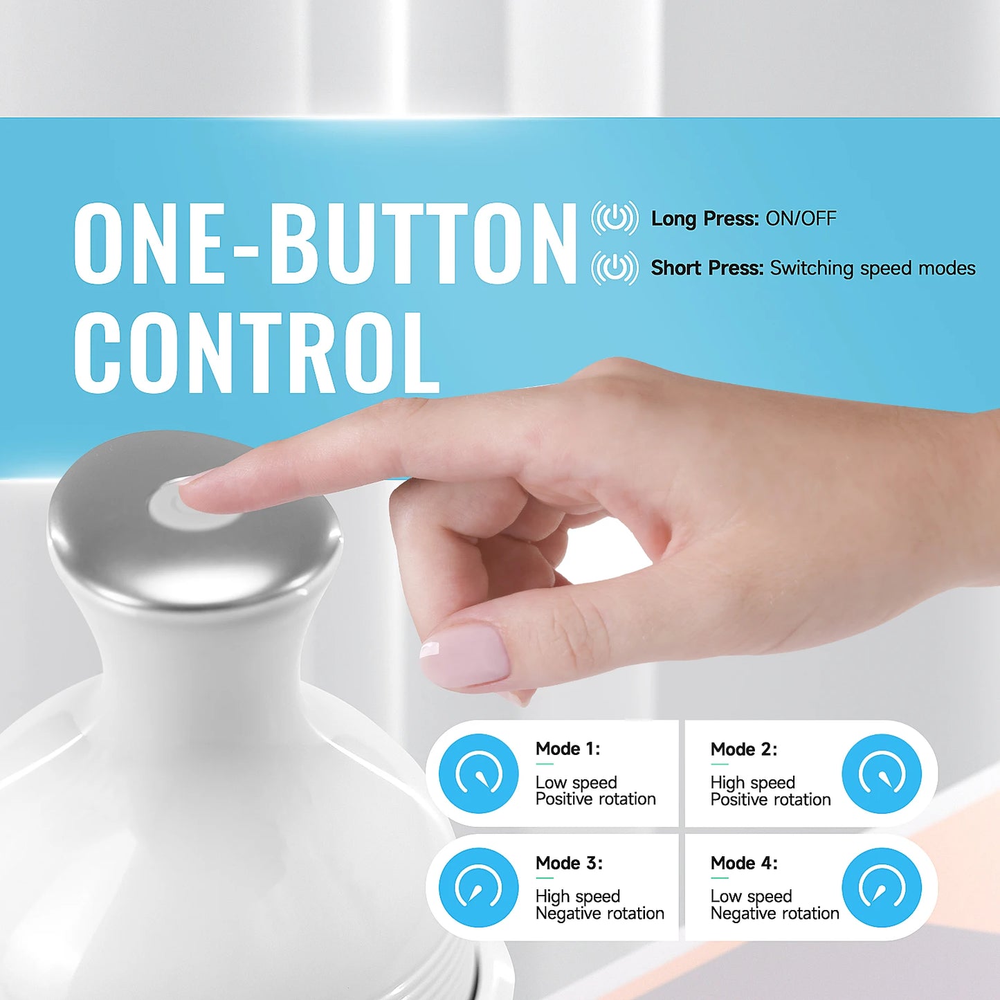 Electric Scalp Massager With Kneading Nodes For Hair Growth