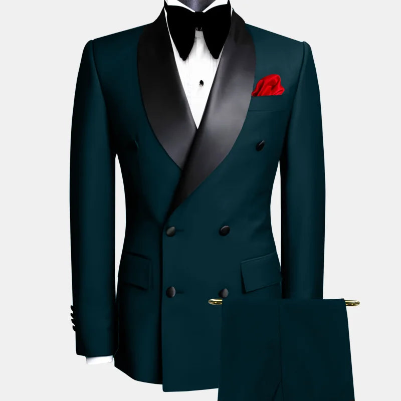Lifetime Not Regret Two-Piece Suit With Double Button Lapel
