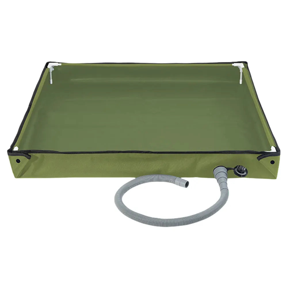 Shunmaii Portable Shower Pan With Drain Hose For Camping