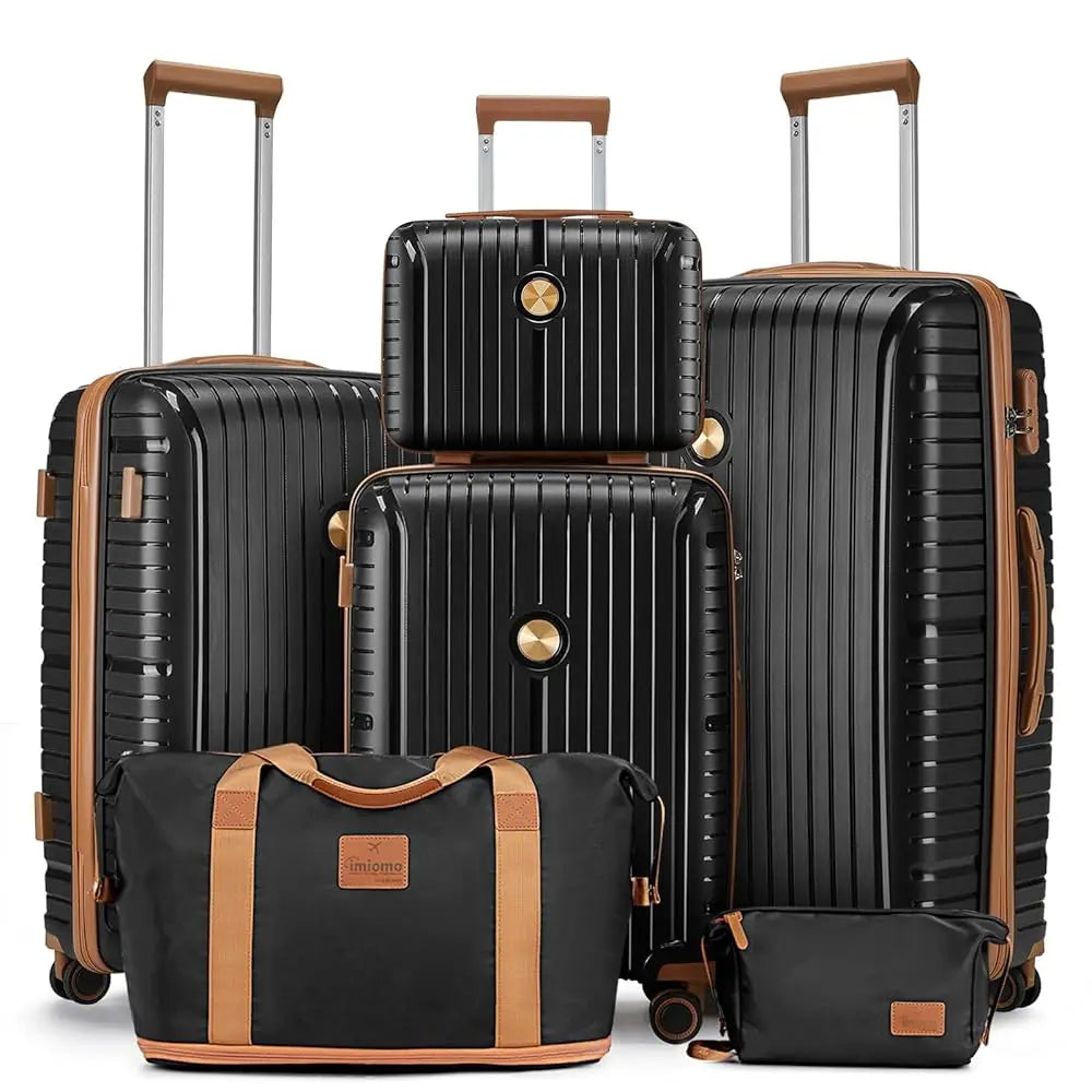 PP Hard Shell Luggage Sets With Duffel And TSA Lock