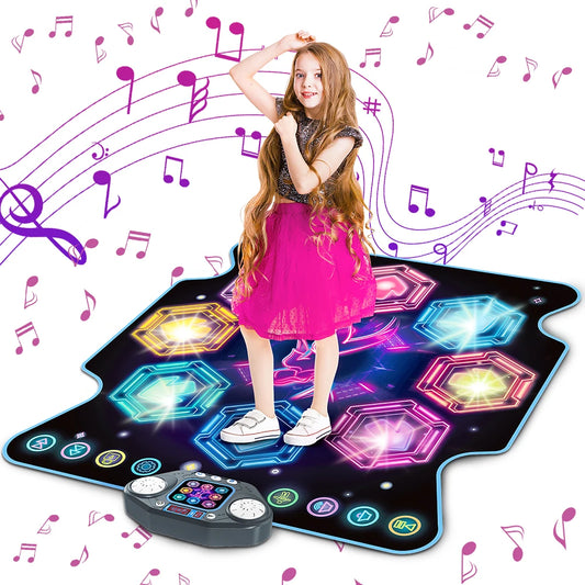 VATOS Dance Mat Kids 27 Levels 8 LED Keys Bluetooth