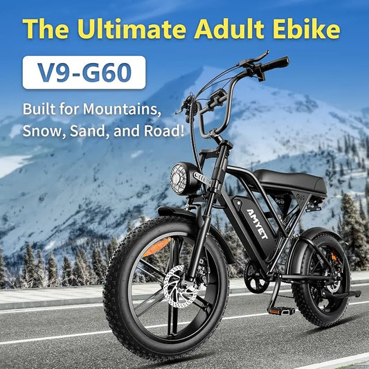 Amyet V9 G60 Electric Mountain Bike 1000W 48V Ebike