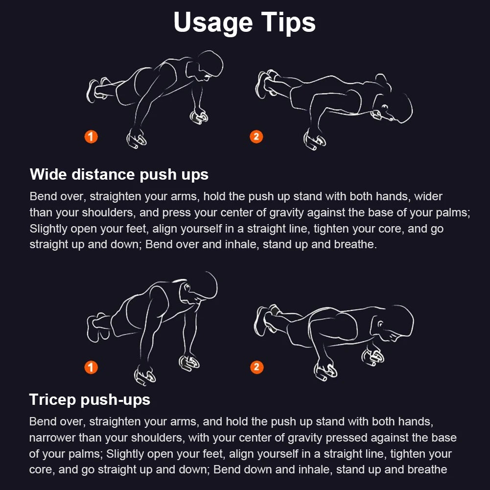 S Shape Push Up Stand Foam Handles For Chest Fitness