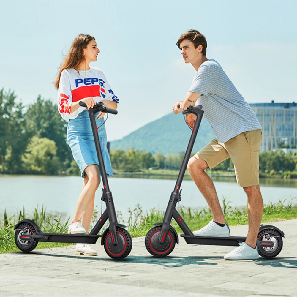 350W Foldable Electric Scooter for Adults Teens Dual Brake