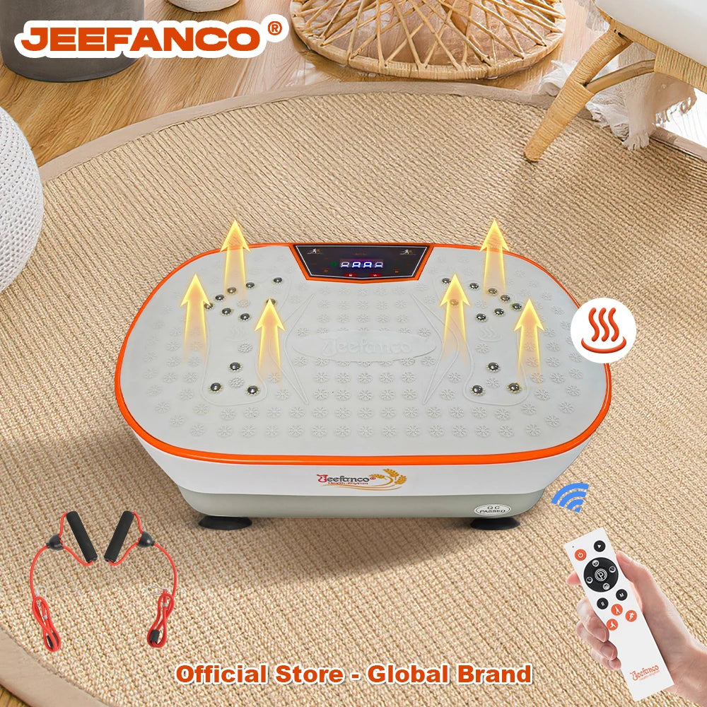 Jeefanco Vertical Vibration Plate for Home Fitness Therapy