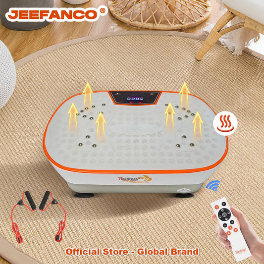 Jeefanco Vertical Vibration Plate for Home Fitness Therapy