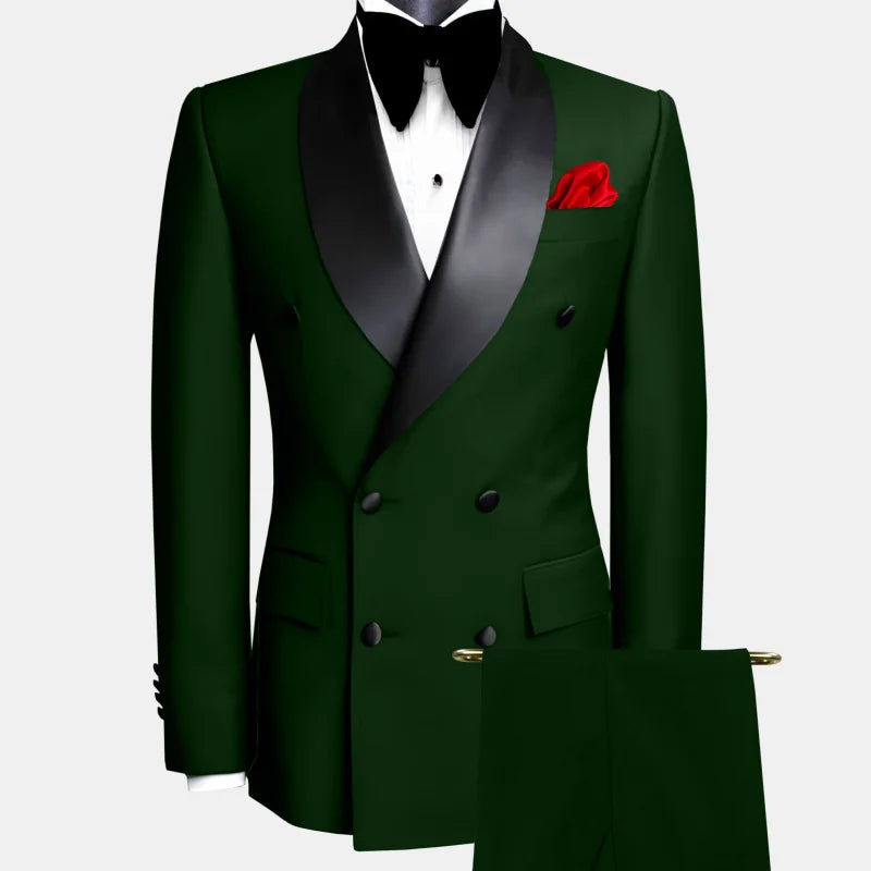 Lifetime Not Regret Two-Piece Suit With Double Button Lapel