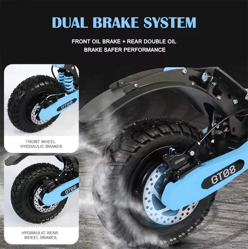 Arwibon GT08 5600W Dual Motor Electric Scooter 46 MPH