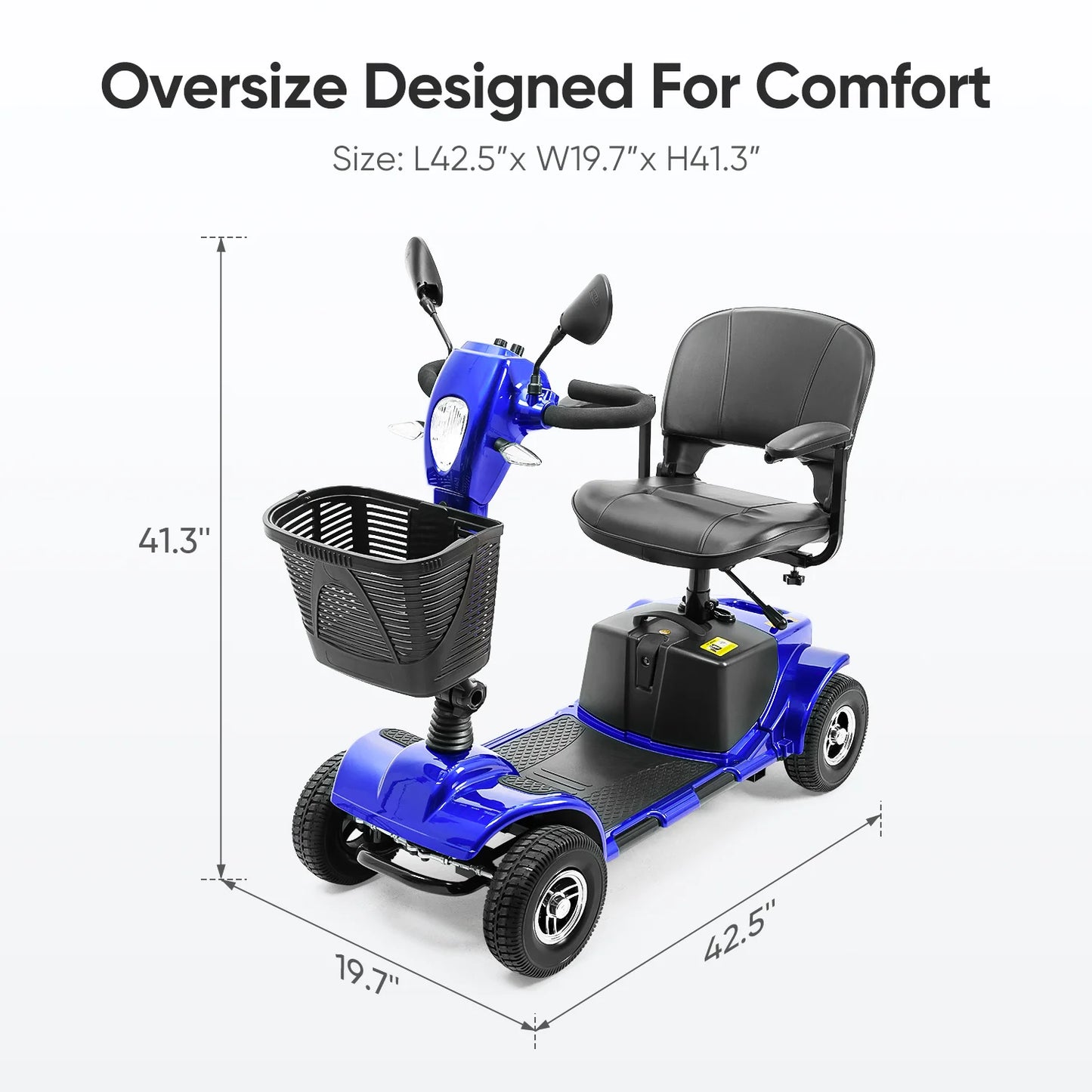 Origin Four Wheel Electric Mobility Scooter Foldable Adults