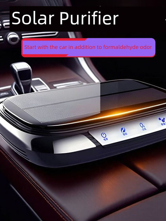 Toohello Solar Car Air Purifier Ozone Sterilization