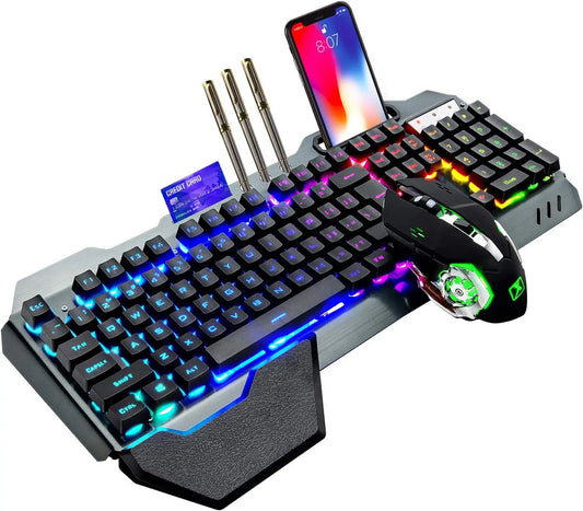 Mambasnake K680 Wireless Keyboard and Mouse Gaming Combo
