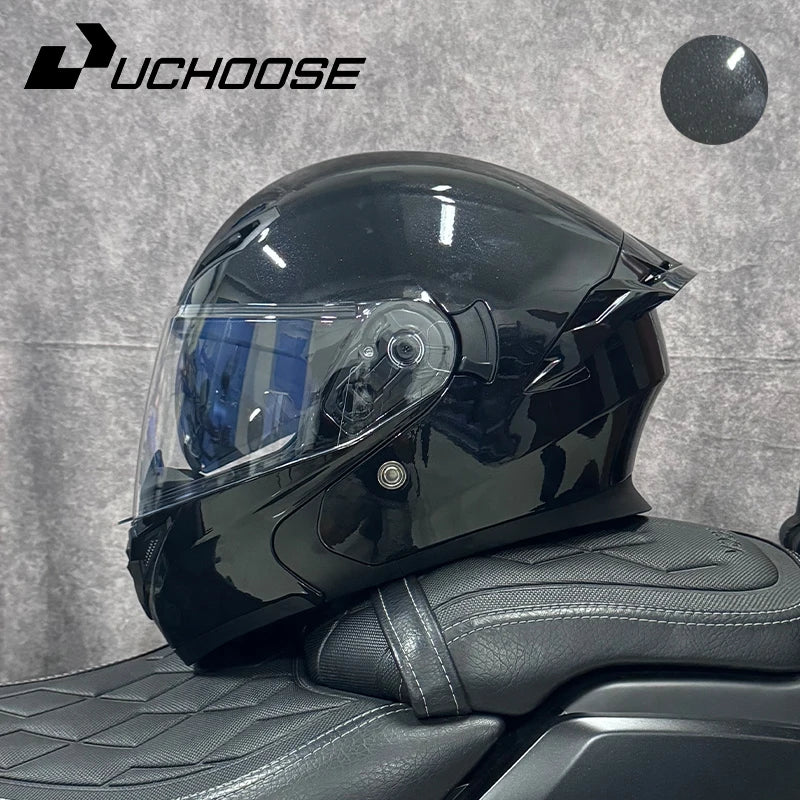 Uchoose DOT Modular Full Face Helmet With Flip Up Visor
