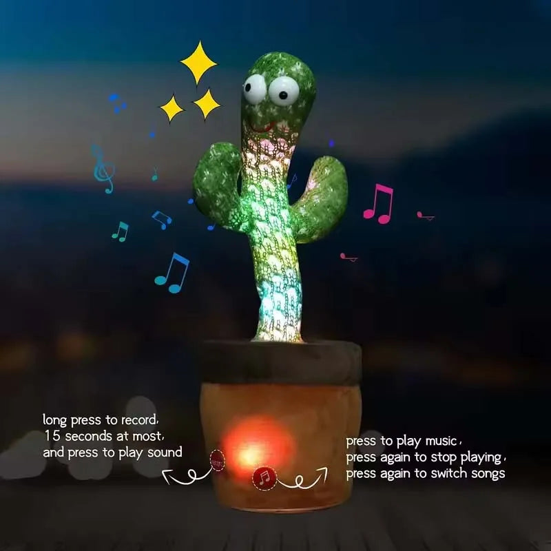 LISMCN Dancing Talking Cactus Toy For Kids Singing Fun