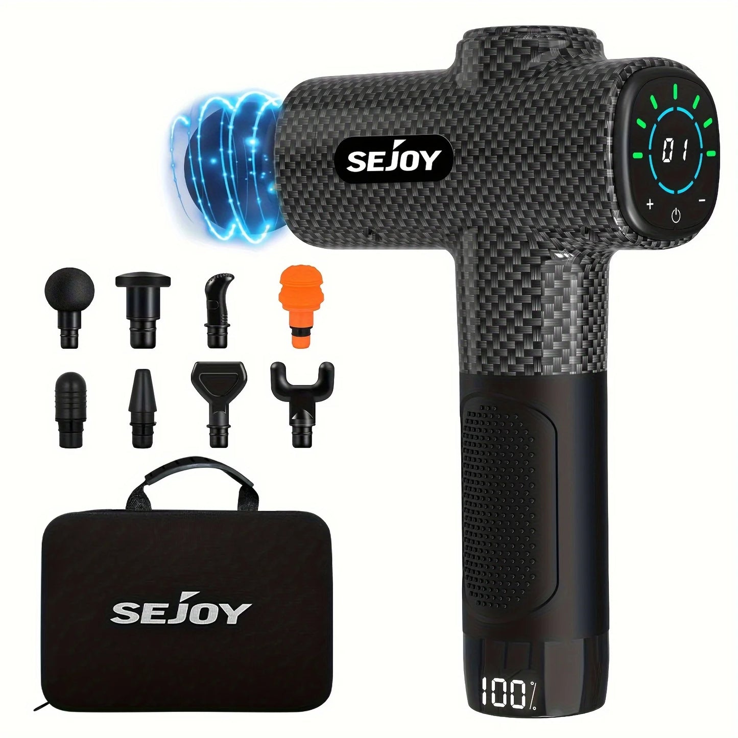 Sejoy 30 Speeds Massage Gun Percussion Massager Deep Tissue
