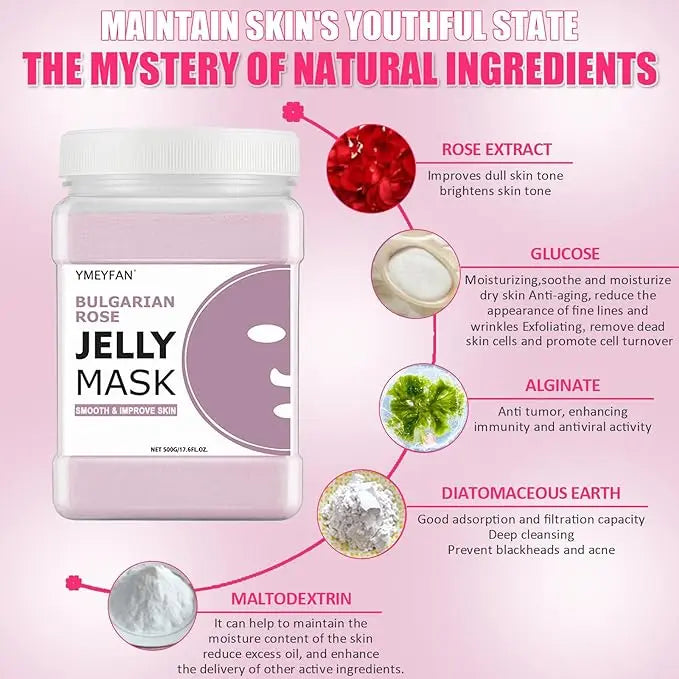 YMEYFAN Jelly Face Mask Powder For Esthetician Facials
